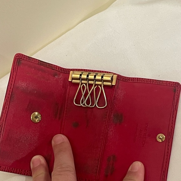Louis Vuitton Epi SET leather Castilian red Textured Wallet all have some wear - Picture 5 of 7